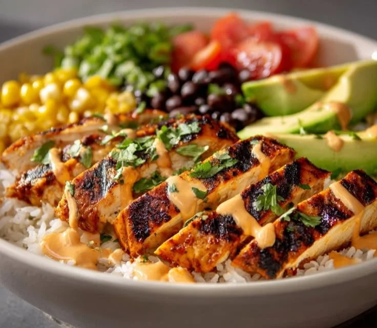 Delicious Chipotle Chicken Bowl with fresh ingredients and bold flavors
