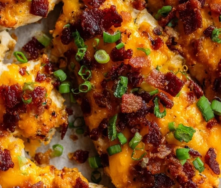 Keto Crack Chicken Tenders with cheesy bacon ranch on a sheet pan dinner